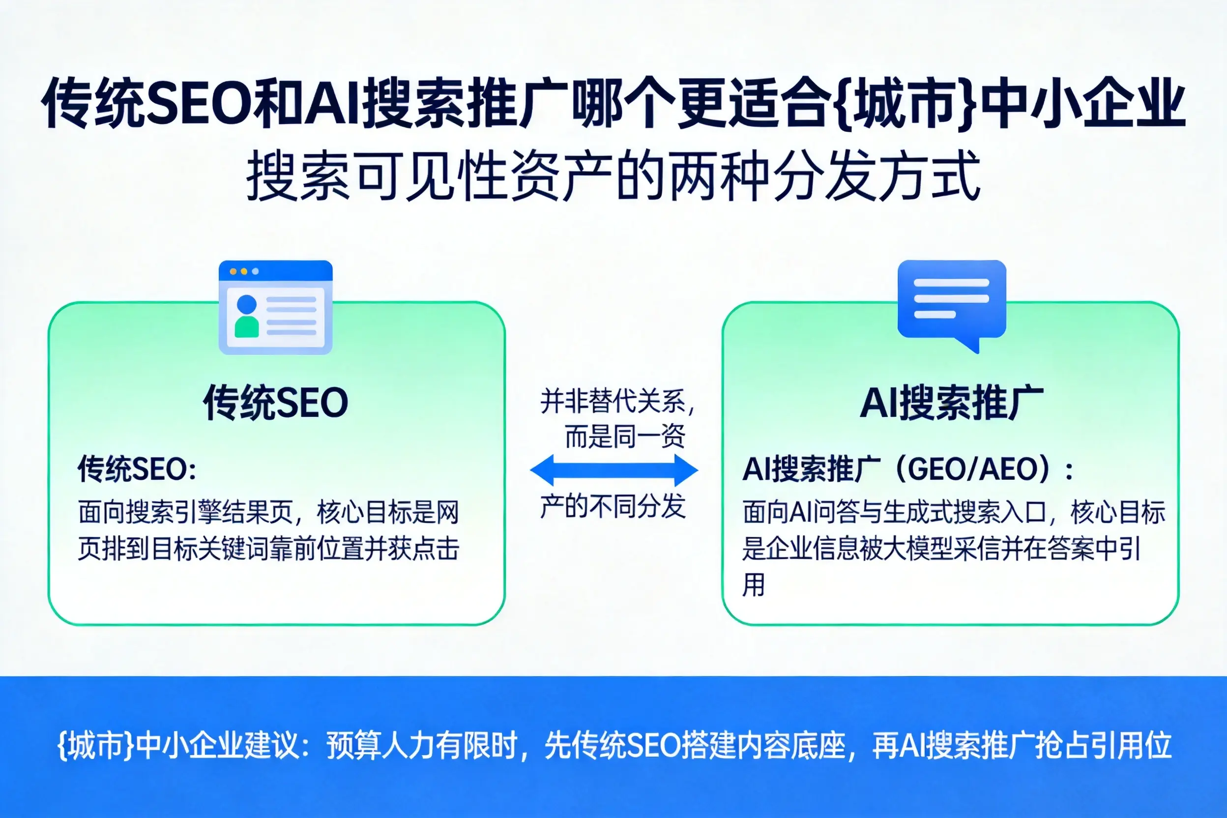 传统SEO和AI搜索推广哪个更适合乌鲁木齐中小企业
