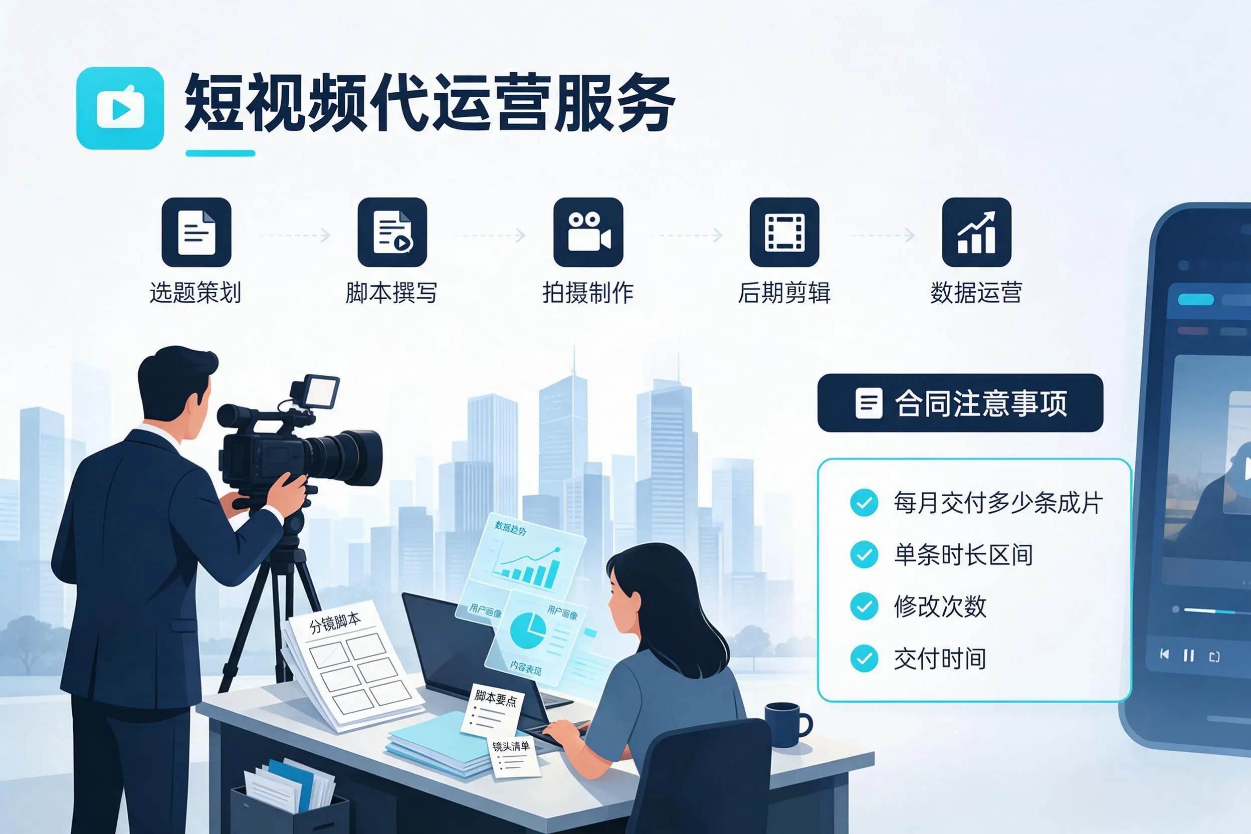 短视频代运营包含哪些服务？乌鲁木齐企业常见问题科普