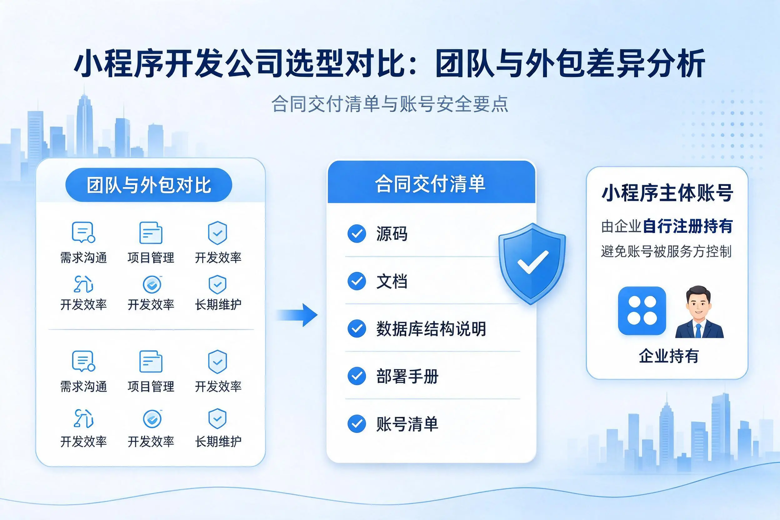 乌鲁木齐小程序开发公司选型对比:团队与外包差异分析