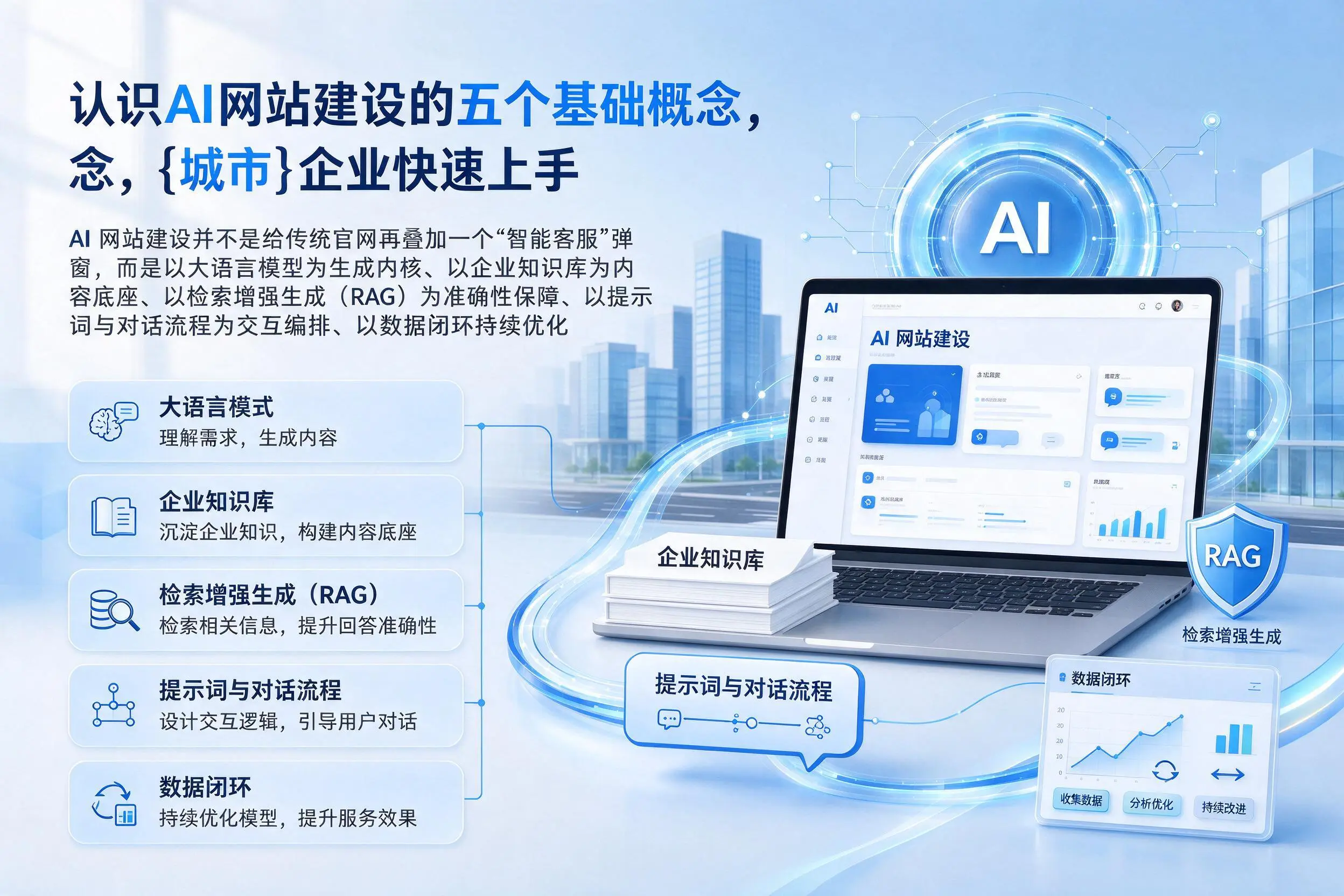 认识AI网站建设的五个基础概念，乌鲁木齐企业快速上手